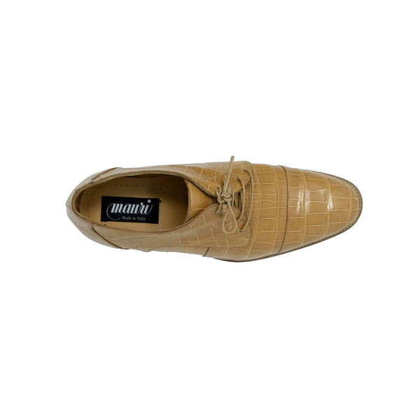 Mauri Baby Alligator Lace Up - Dune