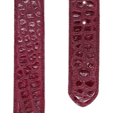 Mauri Burgundy Alligator Belt
