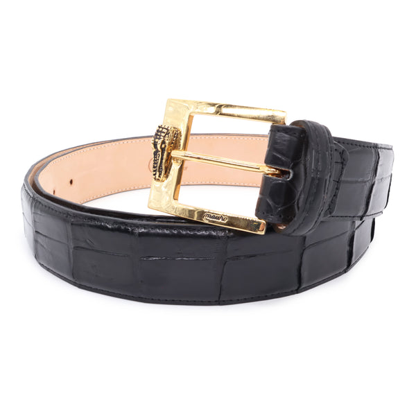 Alligator black belt