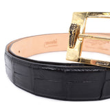 Alligator black belt