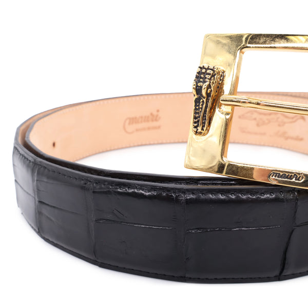 Alligator black belt