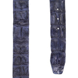 Crocodile Hornback navy belt