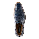 Mauri Baby Crocodile Dress Shoe - Wonder Blue- Exotic Skin Shoes