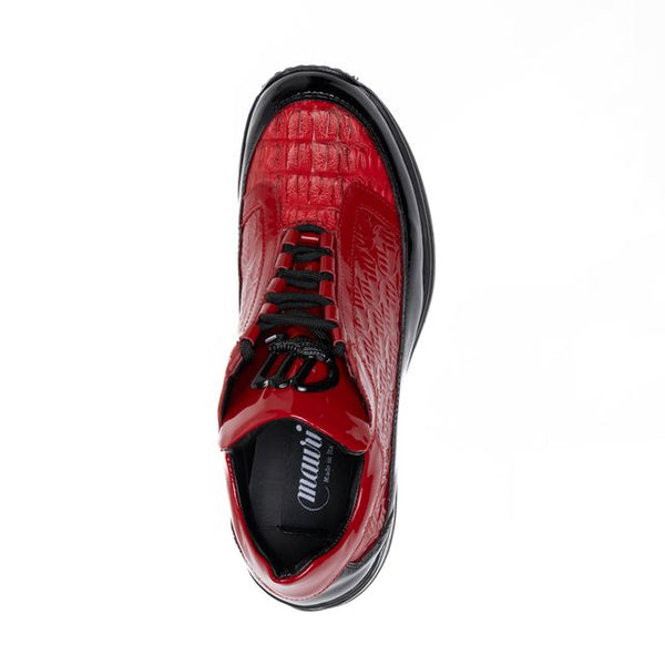 Mauri hornback and embossed patent sneaker
