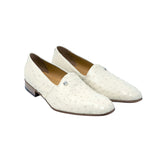 Mauri Ostrich Slip On - Winter White