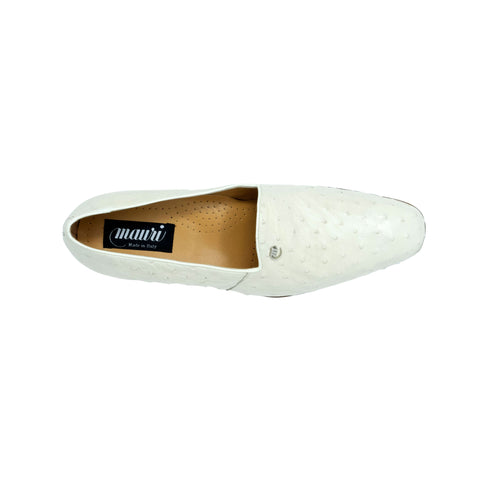 Mauri Ostrich Slip On - Winter White