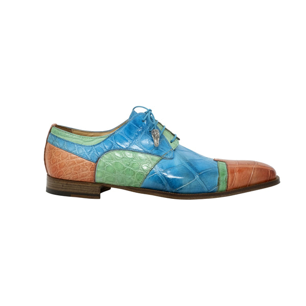 Mauri Body Alligator Hand Painted Lace-Up