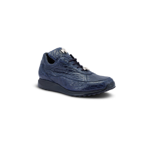 Mauri alligator sneaker - Blue