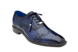 Ostrich Wing Tip Lace-Up