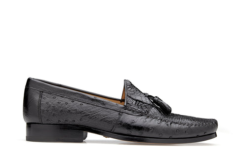 Caiman and Ostrich Loafer