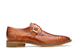 Monk Strap Caiman Dress Shoe - Almond Safari