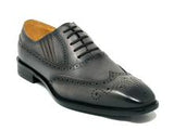 Carrucci Wingtip Slip On, Convertible to Lace-Up.